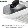 Panasonic FV-0510VS1 WhisperValue DC Ventilation Fan, 50-80-100 CFM , White