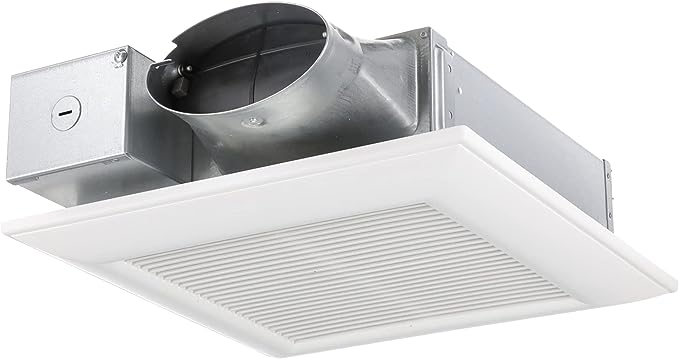 Panasonic FV-0510VS1 WhisperValue DC Ventilation Fan, 50-80-100 CFM , White