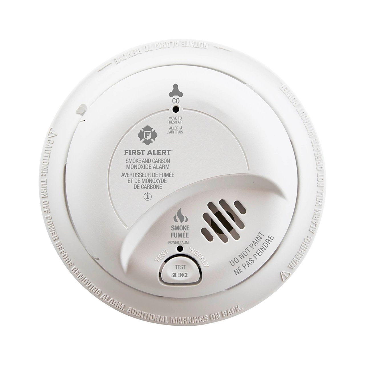 SC9120BA Hardwired Smoke And Carbon Monoxide Alarm With Battery Backup