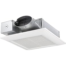 Panasonic FV-0510VS1 WhisperValue DC Ventilation Fan, 50-80-100 CFM , White