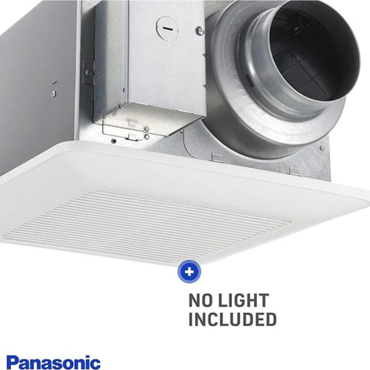 Panasonic FV-0511VQ1 WhisperCeiling DC Ventilation Fan, Speed Selector, SmartFlow Technology, Quiet